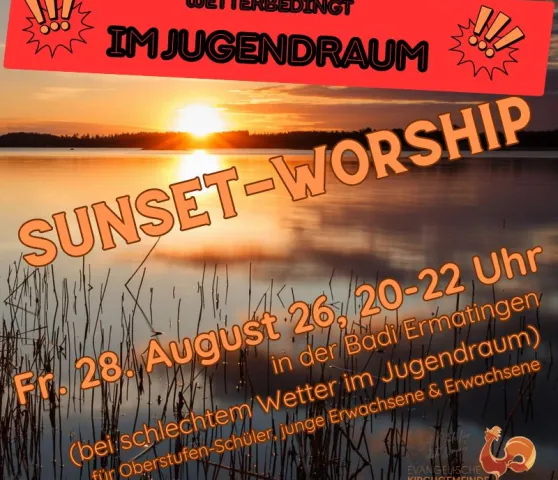 SunSetWorship August 2026 (Foto: Jana Stör) SunSetWorship August 2026 (Foto: Jana Stör)