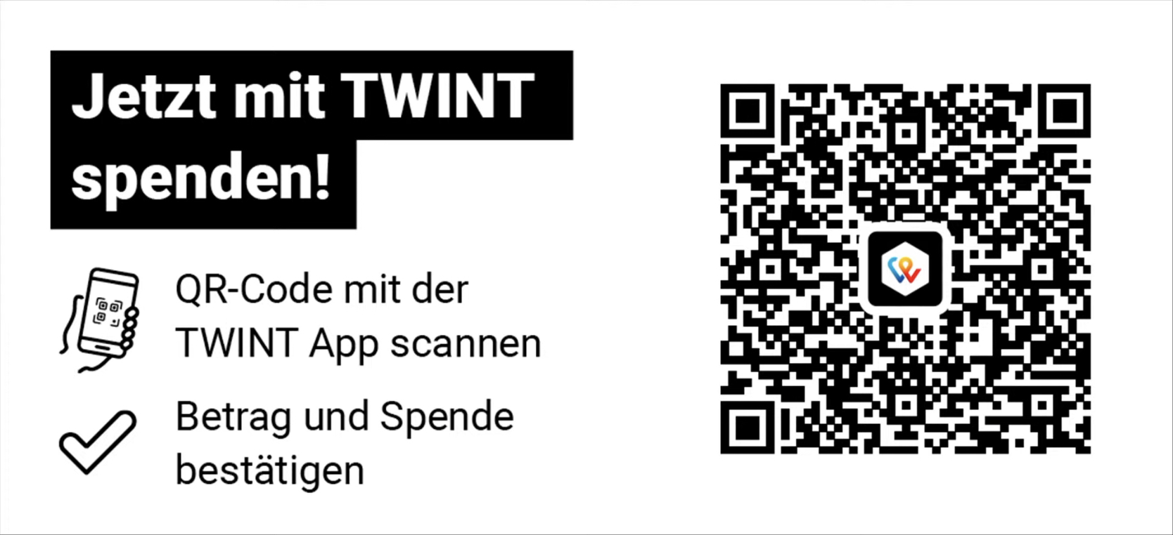 QR Code für Twint Spende